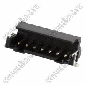 2-292173-7 вилка на плату для поверхностного (SMD) монтажа; 7-конт.