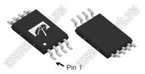 AO8801A (TSSOP-8L) полевой SMD транзистор с изолированным затвором; P-канал; Uси=-30В; Iс=-2,6мА; RDS(ON)=110(Ом) (max при VGS=10V)
