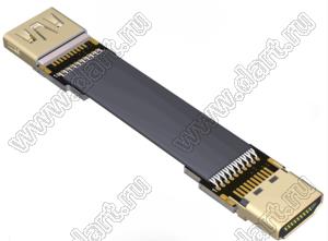 HAA-MF-20PA4A1 кабель удлинительный HDMI 2.0 А-типа «папа» - «мама», плоский, c разрешением до 4K при 60 Гц; длина кабеля от 3 до 200см