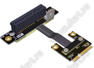R62SL адаптер-удлинитель mini-PCIe - PCI Express 3.0 x4; длина кабеля от 3 до 100см