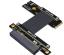 R48UF 4.0 кабель-перемычка M.2 NVMe - PCIe x8 для локальных сетей и SSD-карт RAID; длина кабеля от 10 до 100см