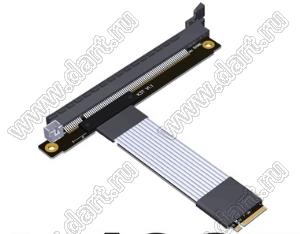 K43ST кабель удлинительный M.2 NVMe - PCIe x16; длина кабеля от 5 до 100см