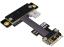 R51SR переходник-удлинитель M.2 Key AE на PCIe x1; длина кабеля от 3 до 100см
