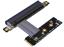 R43UF адаптер-удлинитель M.2 NVMe - PCI Express x16 для графических видеокарт с графическим процессором; длина кабеля от 10 до 100см