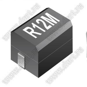 CM322522-R12ML дроссель для поверхностного (SMD) монтажа; L=0,12мкГн; ± 20%; Rdc=0,22(Ом) ((max)); Idc=450мА