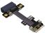 R51SF переходник-удлинитель M.2 Key AE на PCIe x1; длина кабеля от 3 до 100см