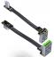UST2-MM-8PS3CT2K кабель удлинительный плоский USB 2.0 типа A «папа» - тип C «папа»; длина кабеля от 3 до 300см
