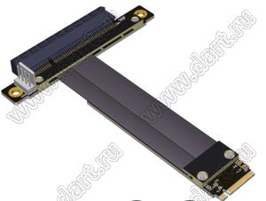 R48SF кабель-перемычка M.2 NVMe - PCIe x8 для локальных сетей и SSD-карт RAID; длина кабеля от 10 до 100см