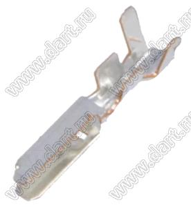 MOLEX CLIK-Mate-1.50™ 5025790000 терминал (контакт) прямой; 0,08-0,20кв.мм; AWG# 24-28