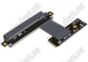 R43UF 4.0 переходник-адаптер M.2 NVMe - PCIE 4.0; длина кабеля от 10 до 100см