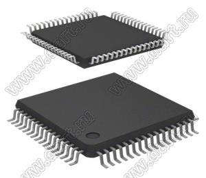 ADAS1000-2BSTZ (QFP-64) микросхема интерфейс преобразователя  ЭКГ  с 5 электродами; 5-каналов АЦП; 18бит; Tраб. -40...+85°C