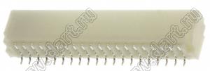 A1001-SMT-20AW (SM20B-SRSS-TB) вилка SMD горизонтальная на плату; шаг 1,0мм; шаг 1,00мм; 20-конт.