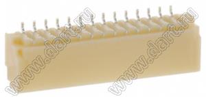 A1001-SMT-14AW (SM14B-SRSS-TB) вилка SMD горизонтальная на плату; шаг 1,0мм; шаг 1,00мм; 14-конт.
