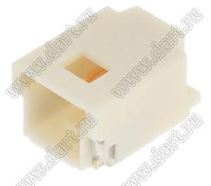 MOLEX Pico-Clasp™ 2035580207 вилка SMD однорядная горизонтальная на плату, цвет натуральный; 1кв.мм; 2-конт.