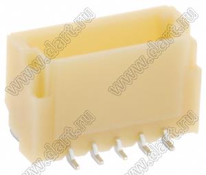 A1001-SMT-05A (BM05B-SRSS-TB) вилка SMD вертикальная на плату; шаг 1,0мм; шаг 1,00мм; 5-конт.