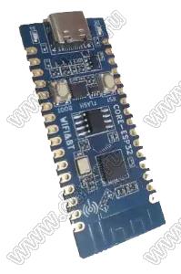 ESP32-C3 микросхема 2.4 GHz Wi­Fi + Bluetooth LE v5.0 / GPIO 22 / SRAM 400MB / ROM 384KB / F= 160 МГц; F=160MHz; 22-портов I/O; FLASH 0; SRAM 400килобайт; ROM=384кб; PSRAM 0килобайт; Uпит.=3,0