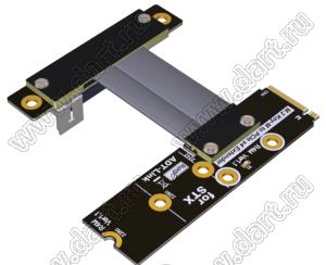 R42ML адаптер-удлинитель M.2 NVMe - PCI Express x4 для графических видеокарт с графическим процессором; длина кабеля от 3 до 100см