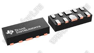 TPD4E02B04DQAR (USON-10) микросхема 4-канальный диод защиты от электростатического разряда для USB Type-C и HDMI 2.0; Pd=500мВт; ±10%; корпус SMA; Uпит.=-3,6...3,6В; Tраб. -40...+125°C