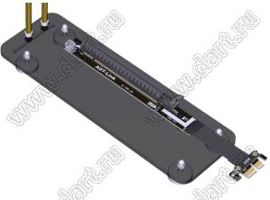 R13SD-PA4 4.0 кабель удлинительный PCIe x1–x16, поворотный вертикальный на 90 градусов; длина кабеля от 3 до 100см