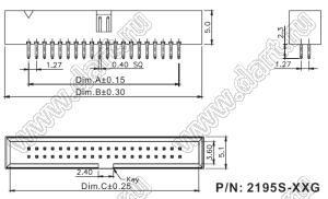 BL3230S-XX (2195S-XXG, BH1.27-XX) серия