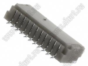 A1001-SMT-11AW (SM11B-SRSS-TB) вилка SMD горизонтальная на плату; шаг 1,0мм; шаг 1,00мм; 11-конт.