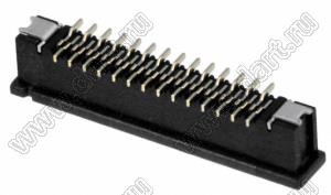 2-1734742-8 соединитель SMD для шлейфа, расположжение контактов типа ZIF; P=0,5мм; вертикальный вход; 28-конт.