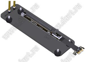 R13SD-LG4 4.0 кабель удлинительный PCIe x1–x16, поворотный вертикальный на 90 градусов; длина кабеля от 3 до 100см