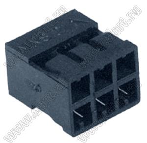 Molex Milli-Grid™ 51110-0650 корпус разъема на провод без ключа и без защелки; шаг 2,00мм; P 2,00мм; 6-конт.