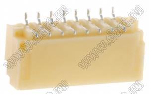 A1001-SMT-08AW (SM08B-SRSS-TB) вилка SMD горизонтальная на плату; шаг 1,0мм; шаг 1,00мм; 8-конт.