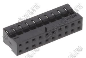 Molex Milli-Grid™ 51110-2052 корпус разъема на провод с центральным ключом и без защелки; шаг 2,00мм; P 2,00мм; 20-конт.