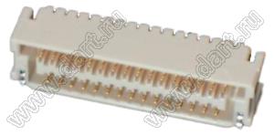 SM31B-SHLVS-G-TB вилка SMD горизонтальная на плату; шаг 1,0мм; 31-конт.