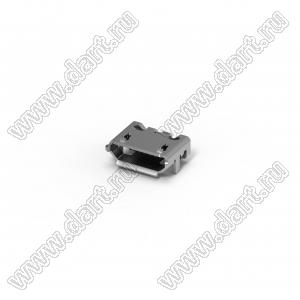 207A-BAB0-01 розетка Micro USB 2.0, тип B, DIP, GF