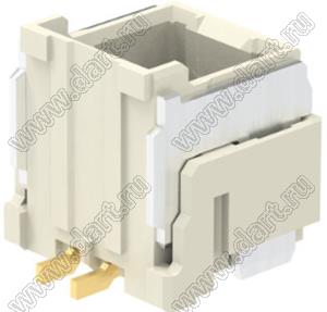 MOLEX CLIK-Mate-1.50™ 2132260230 вилка SMD однорядная горизонтальная, цвет натуральный; 2-конт.