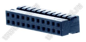 Molex Milli-Grid™ 51110-2250 корпус разъема на провод без ключа и без защелки; шаг 2,00мм; P 2,00мм; 22-конт.