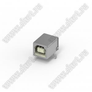 205D-DAN0-R розетка USB 2.0, тип B, прямоугольный, DIP, GF