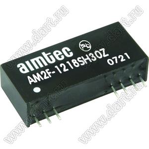 AM2F-1218SH30Z модульный источник питания постоянного тока (DC/DC); Uвх=10,8...13,2В; Uвых=18В; Iвых=111мА; Uпр=3000; 2,0Вт