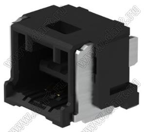 MOLEX CLIK-Mate-1.50™ 2132260311 вилка SMD однорядная горизонтальная, цвет черный; 3-конт.