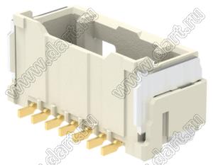 MOLEX CLIK-Mate-1.50™ 2132250770 вилка SMD однорядная вертикальная, цвет натуральный; 7-конт.