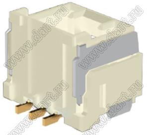 MOLEX CLIK-Mate-1.50™ 2132250310 вилка SMD однорядная вертикальная, цвет натуральный; 3-конт.