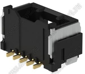 MOLEX CLIK-Mate-1.50™ 2132250511 вилка SMD однорядная вертикальная, цвет черный; 5-конт.