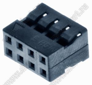 Molex Milli-Grid™ 51110-0850 корпус разъема на провод без ключа и без защелки; шаг 2,00мм; P 2,00мм; 8-конт.