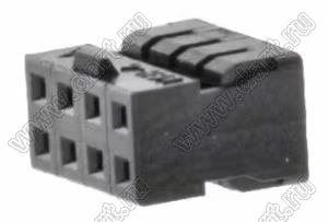 Molex Milli-Grid™ 51110-0860 корпус разъема на провод без ключа и с защелкой; шаг 2,00мм; P 2,00мм; 8-конт.