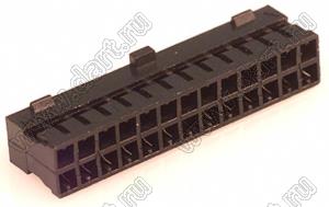 Molex Milli-Grid™ 51110-2651 корпус разъема на провод с центральным ключом и защелкой; шаг 2,00мм; P 2,00мм; 26-конт.
