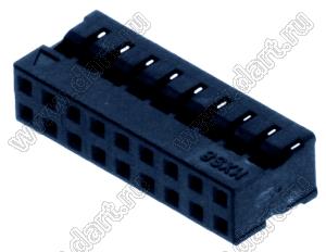 Molex Milli-Grid™ 51110-1850 корпус разъема на провод без ключа и без защелки; шаг 2,00мм; P 2,00мм; 18-конт.