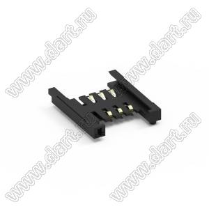 115C-AC00-01 разъем для SIM-карты, 6 конт.