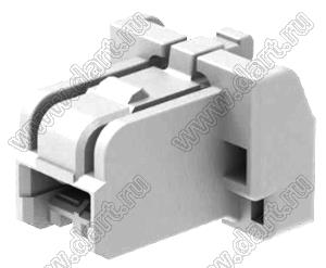 MOLEX CLIK-Mate-1.50™ 5025780200 корпус однорядной розетки на кабель, цвет натуральный; 2-конт.