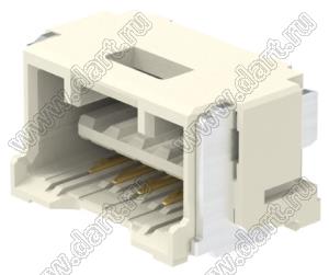 MOLEX CLIK-Mate-1.50™ 2132260570 вилка SMD однорядная горизонтальная, цвет натуральный; 5-конт.