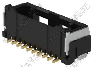 MOLEX CLIK-Mate-1.50™ 2132251011 вилка SMD однорядная вертикальная, цвет черный; 10-конт.
