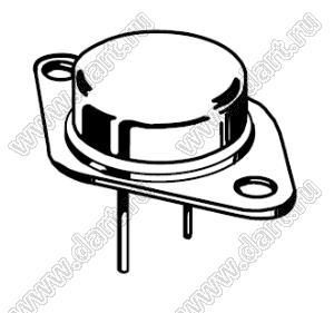 MJ2955G (TO-204) транзистор биполярный; PNP; Iк=15А; Uкэо=60В; hFE min.=20 (min); hFE max.=70 (min); F=2,5МГц; Pd=115mW