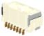 MOLEX CLIK-Mate-1.50™ 2132260710 вилка SMD однорядная горизонтальная, цвет натуральный; 7-конт.